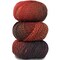 Double Helix by Living Dreams Yarn. Soft, Colorful Wool Yarn for Crochet, Knitting, Weaving. Self-Striping Sport Weight Yarn, 3 Pack, 150g